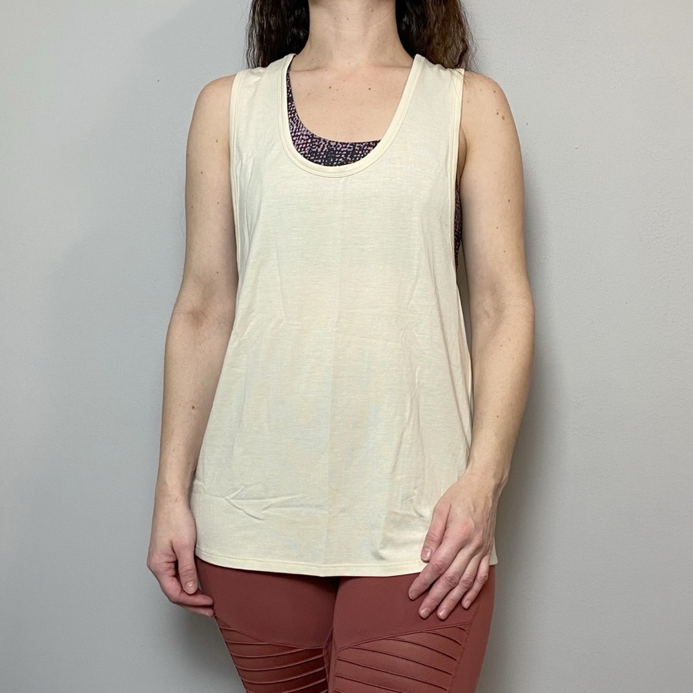 Varley Palmer Tank Top in Eggnog